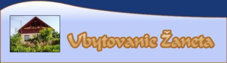 Ubytovanie �aneta